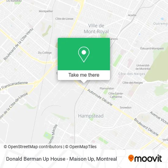 Donald Berman Up House - Maison Up map