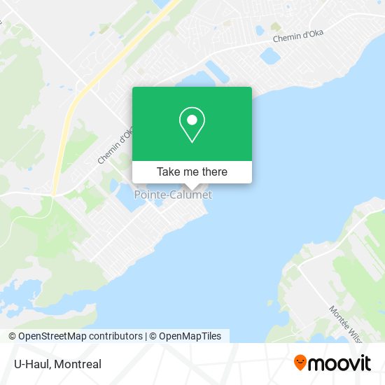 U-Haul map