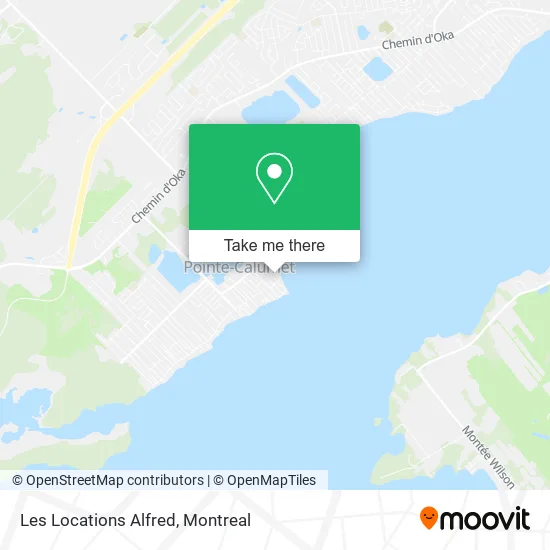 Les Locations Alfred map