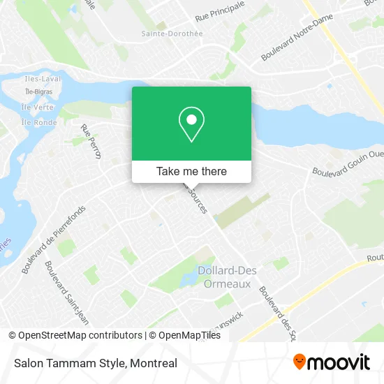 Salon Tammam Style map