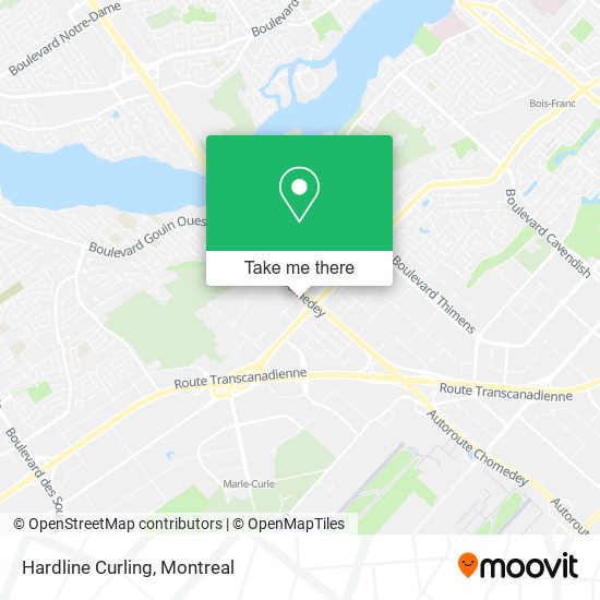 Hardline Curling map