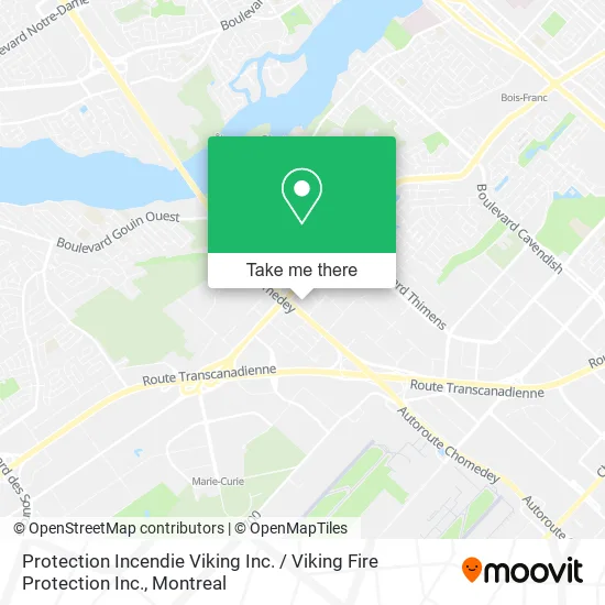 Protection Incendie Viking Inc. / Viking Fire Protection Inc. map