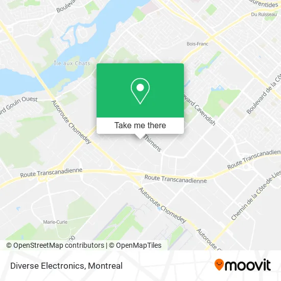 Diverse Electronics map