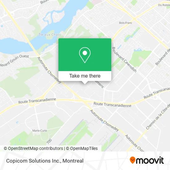 Copicom Solutions Inc. map