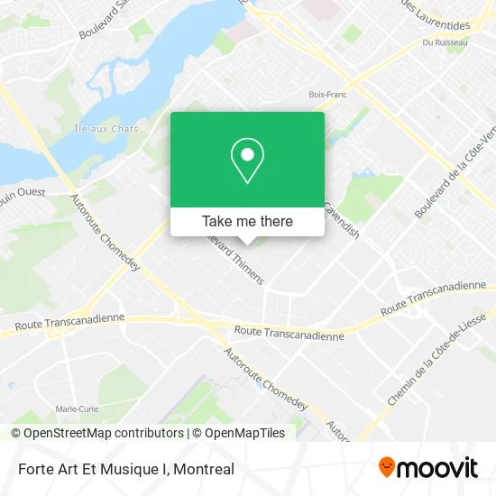 Forte Art Et Musique I map