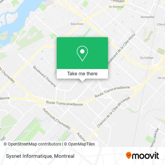 Sysnet Informatique map