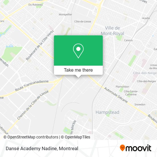 Dansé Academy Nadine map