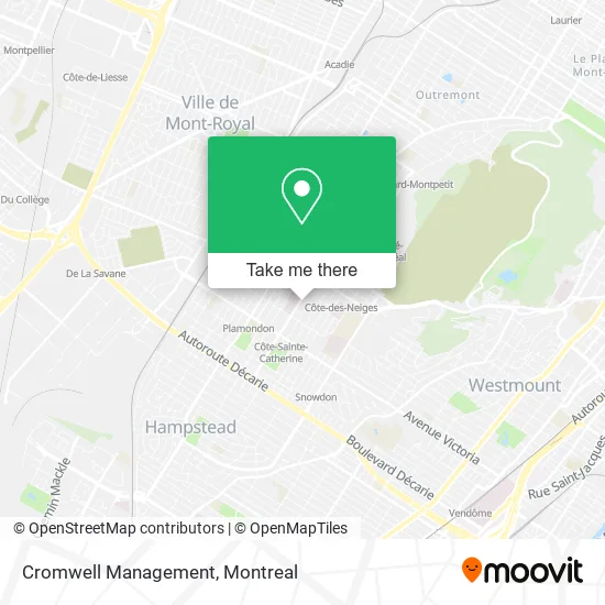 Cromwell Management map