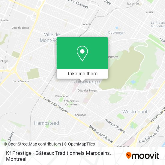 Kf Prestige - Gâteaux Traditionnels Marocains map