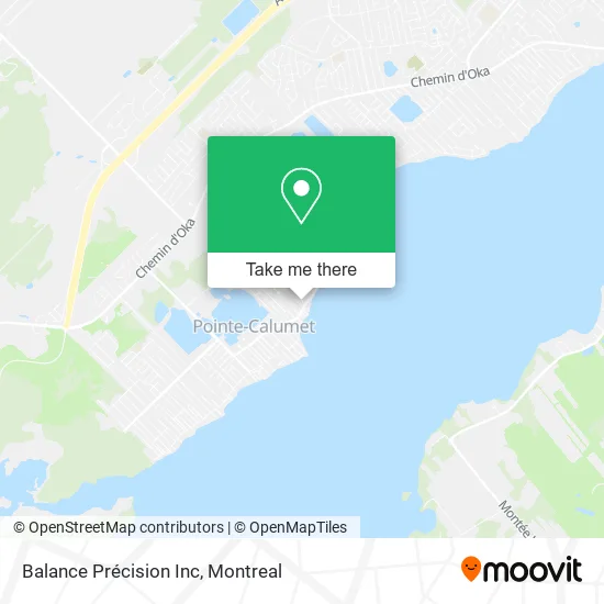 Balance Précision Inc map