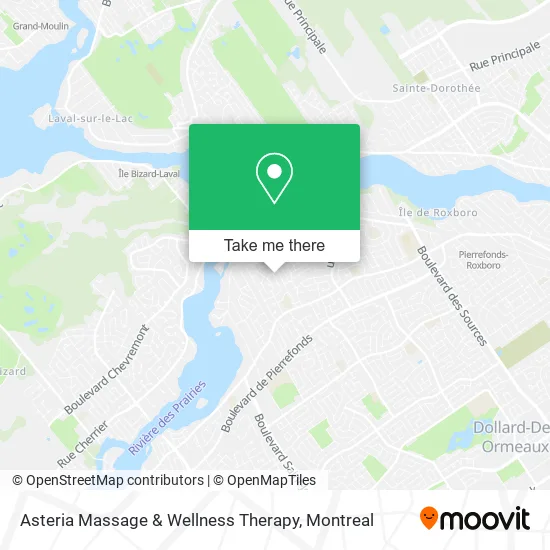 Asteria Massage & Wellness Therapy map