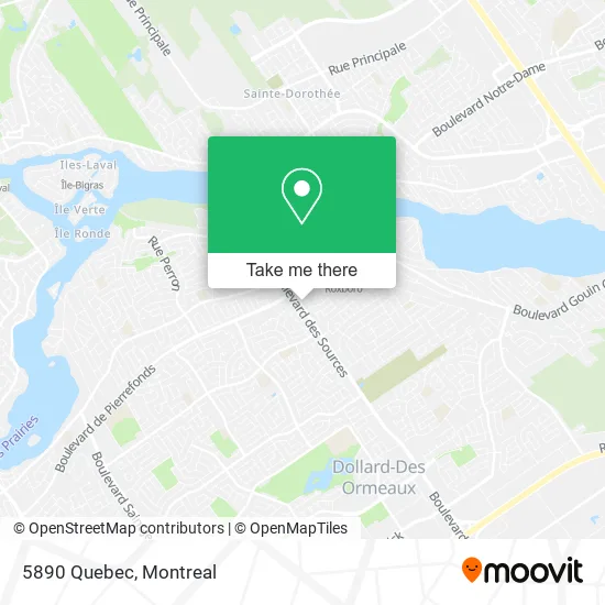 5890 Quebec map