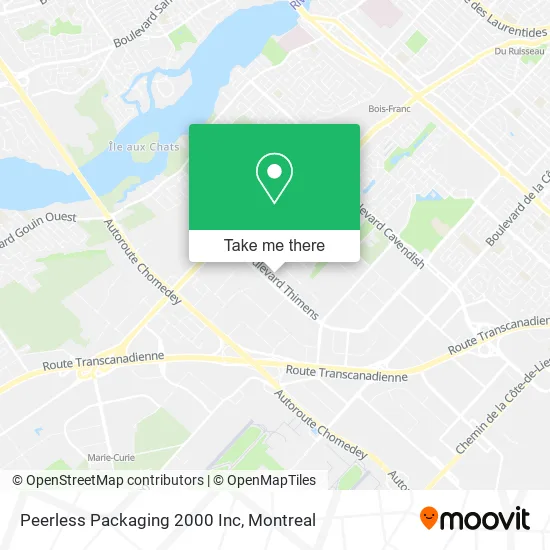 Peerless Packaging 2000 Inc map