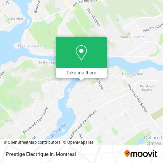 Prestige Electrique in map