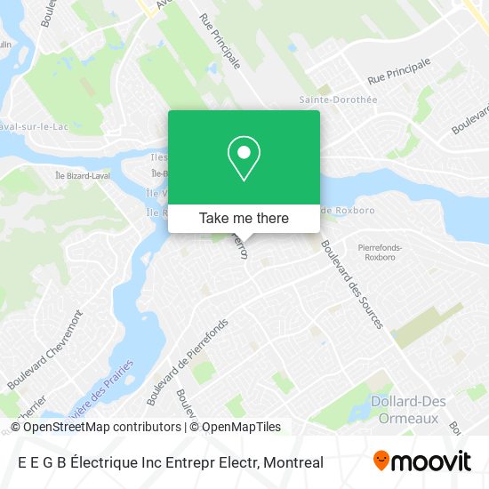 E E G B Électrique Inc Entrepr Electr map