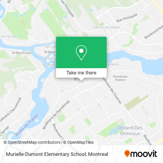 Murielle-Dumont Elementary School map