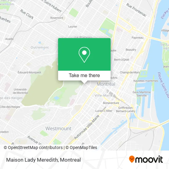 Maison Lady Meredith map