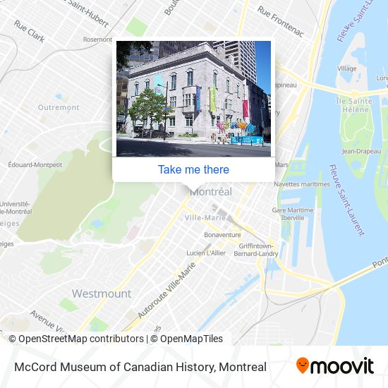McCord Museum of Canadian History map