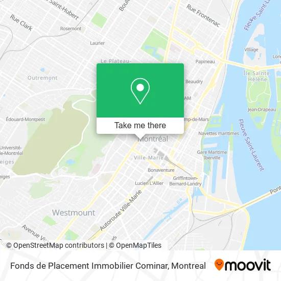 Fonds de Placement Immobilier Cominar map