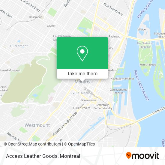 Access Leather Goods map