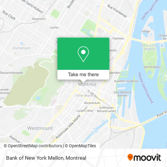 Bank of New York Mellon map