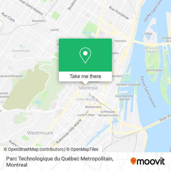 Parc Technologique du Québec Metropolitain map