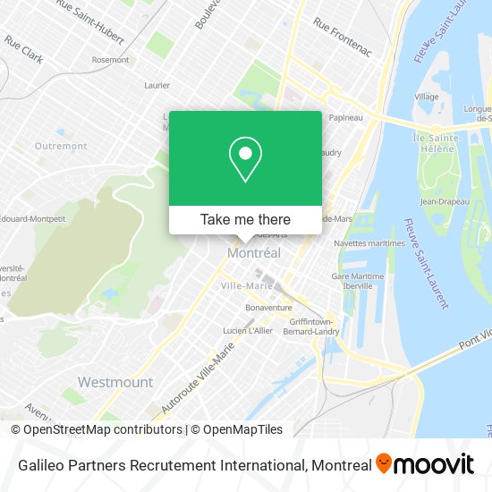 Galileo Partners Recrutement International map