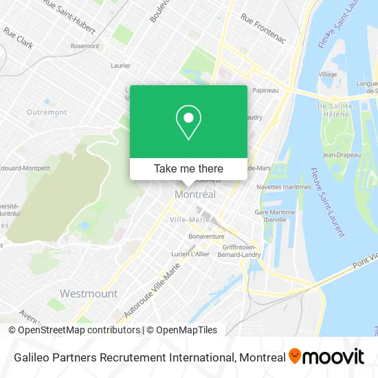 Galileo Partners Recrutement International map