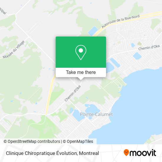 Clinique Chiropratique Évolution map
