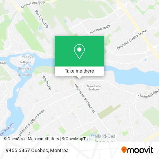 9465 6857 Quebec map