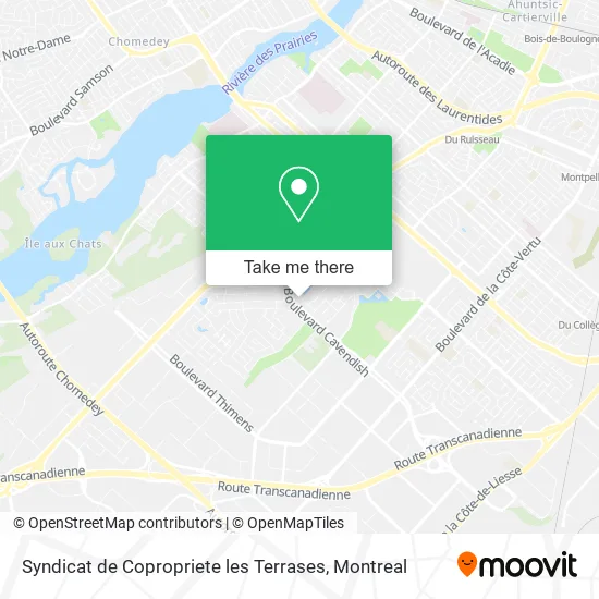 Syndicat de Copropriete les Terrases map