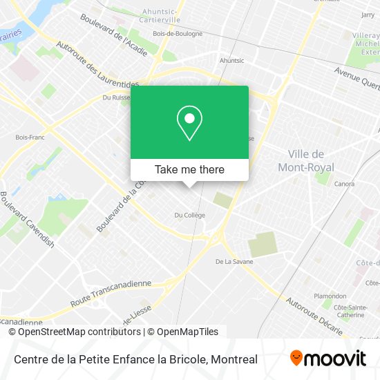 Centre de la Petite Enfance la Bricole map