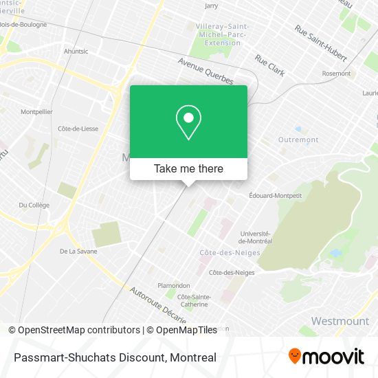 Passmart-Shuchats Discount map