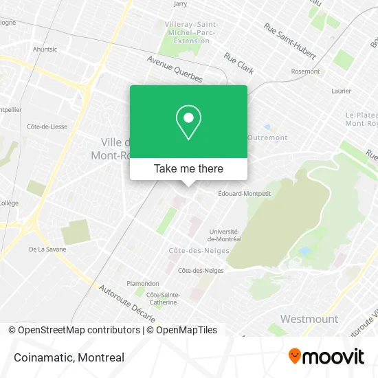 Coinamatic map