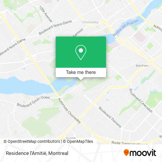 Residence l'Amitié map