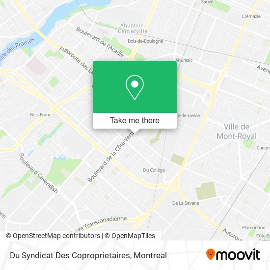 Du Syndicat Des Coproprietaires map