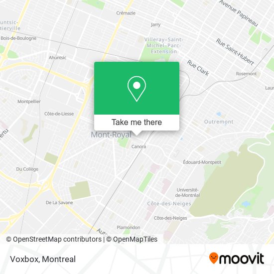 Voxbox map