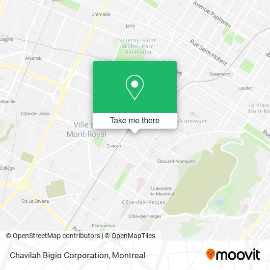 Chavilah Bigio Corporation map
