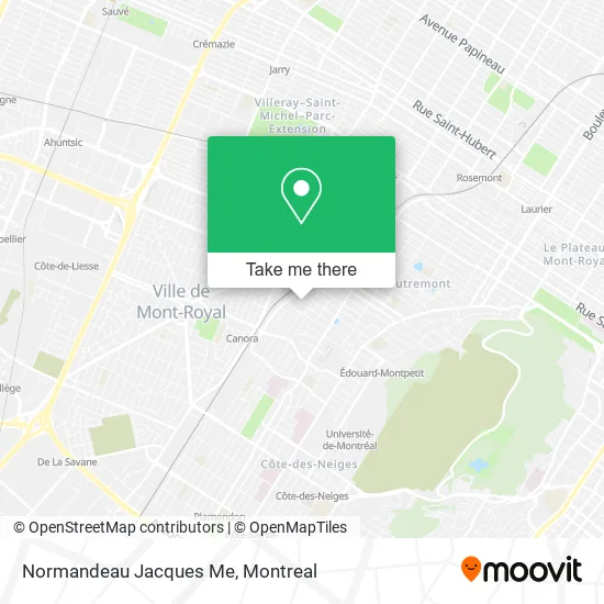 Normandeau Jacques Me map