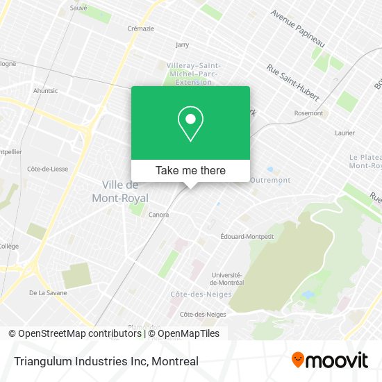 Triangulum Industries Inc map