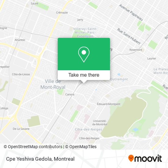 Cpe Yeshiva Gedola map