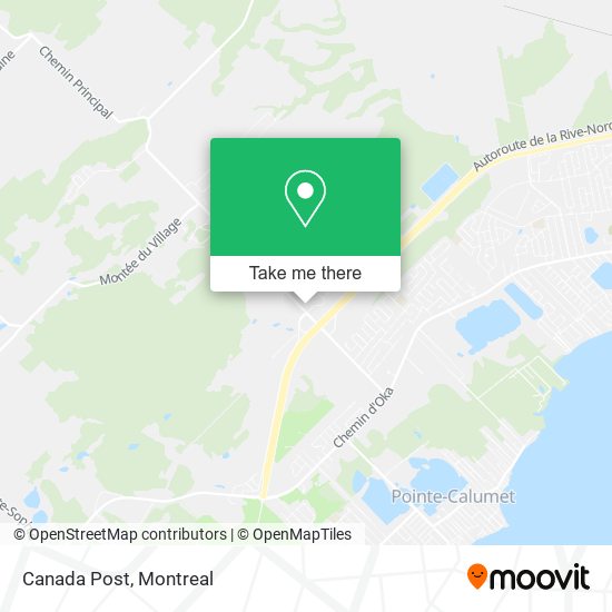 Canada Post map