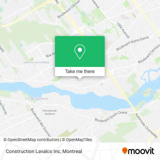 Construction Lavalco Inc map