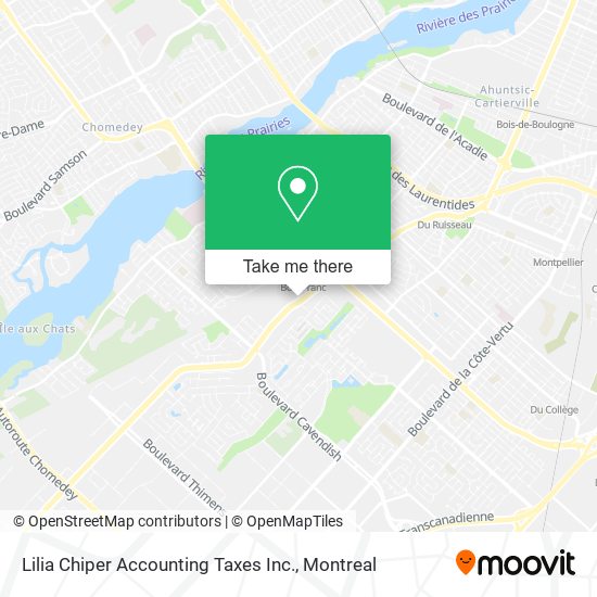 Lilia Chiper Accounting Taxes Inc. map