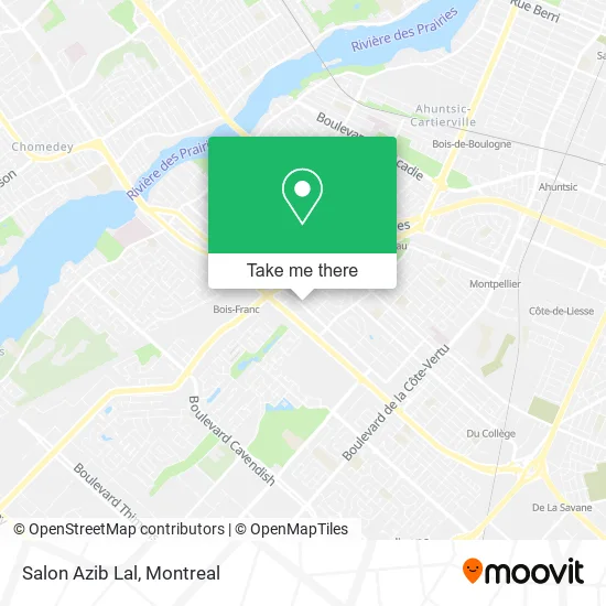 Salon Azib Lal map