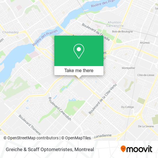 Greiche & Scaff Optometristes map