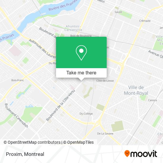 Proxim map