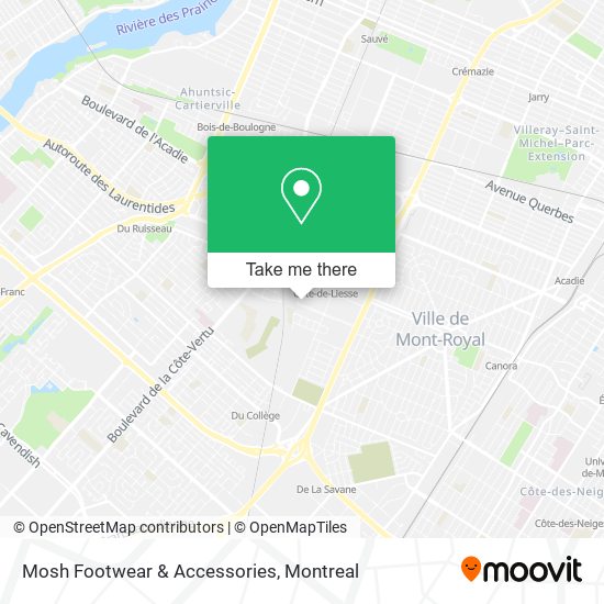 Mosh Footwear & Accessories map