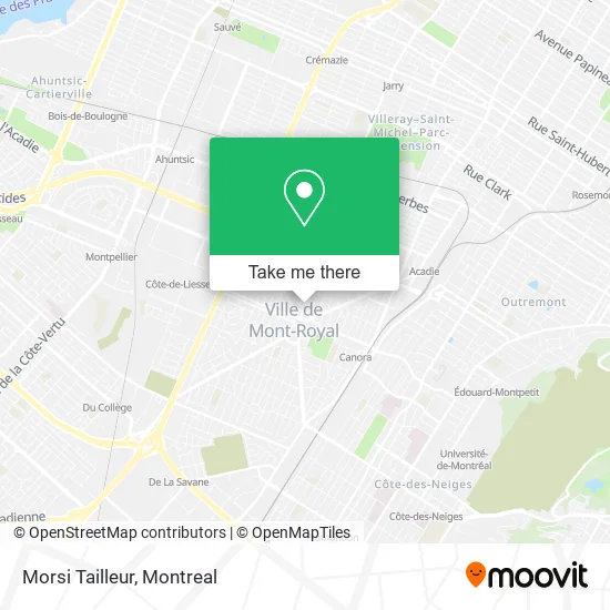 Morsi Tailleur map