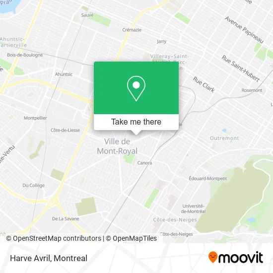 Harve Avril map